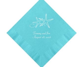 Beach Themed Napkins Etsy