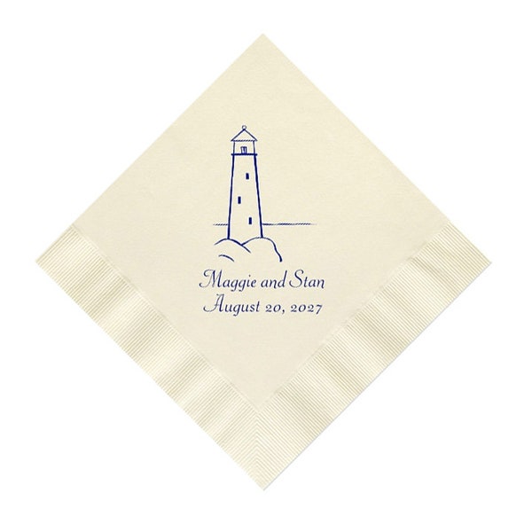 Lighthouse Napkins Etsy