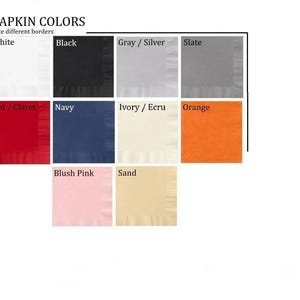 Ornate 50th Anniversary Napkins Personalized Set of 100 Party Decorations Supplies Fiftieth image 2