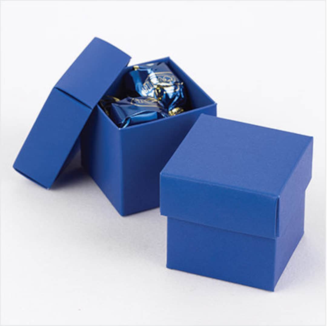 Royal Blue Favor Boxes pack of 25 Wedding Party Favors Treat Box