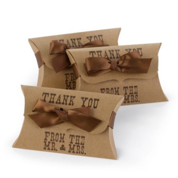 Western Cowboy Style Rustic Country Wedding Favor Boxes Pack Etsy