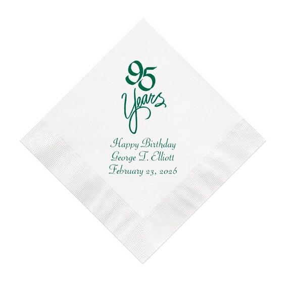 Sample party napkins