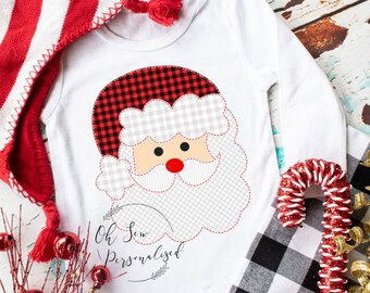 Santa Christmas Shirt - Boy Christmas Shirt - Girl Christmas Shirt - Santa - Christmas - Boy Santa Shirt - Girl Santa Shirt