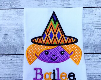 Halloween Shirts For Girls - Girl Halloween Shirt - Witch Shirt For Girls - Girl Witch Shirt - Witch Shirt