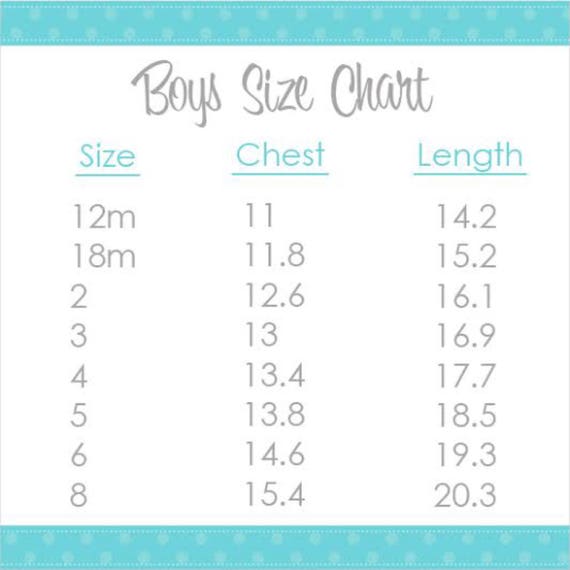 Blowfish Size Chart