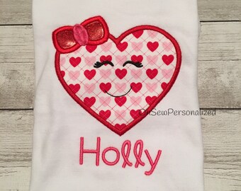 Valentine Shirts for Girl - Girl Valentines Day Shirt - Valentine's Day Shirt - Heart Shirt For Girls - Girl Heart Shirt - Heart Valentine