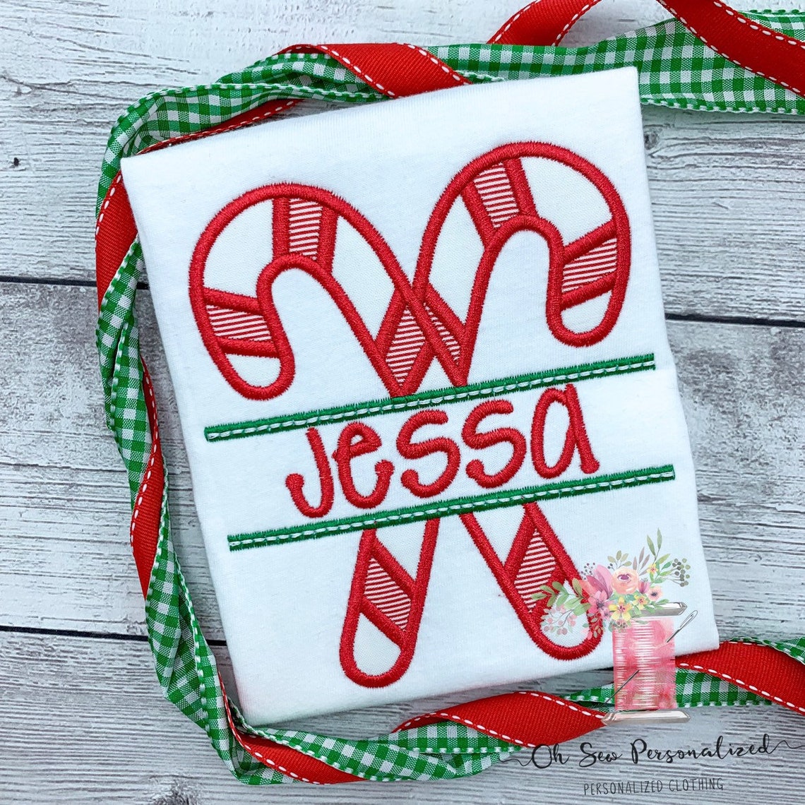 Candy Cane Christmas Shirt Candy Cane Shirt Girl Christmas Etsy