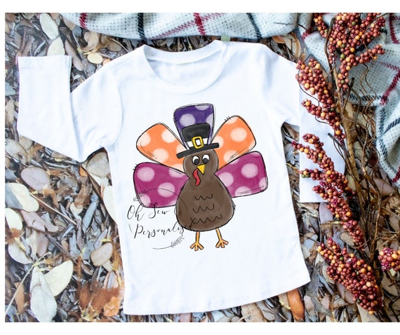 Turkey Shirts For Girls Girl Turkey Shirt Thanksgiving Etsy