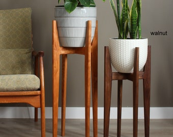 Indoor Plant stand MCM hand made in Canada solid hardwood, our original design, pot not included.