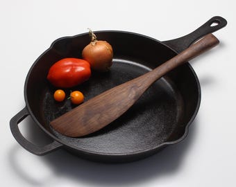 Feather End Handmade Spatula in Maple Cherry Beech or Walnut with Food Safe Finish