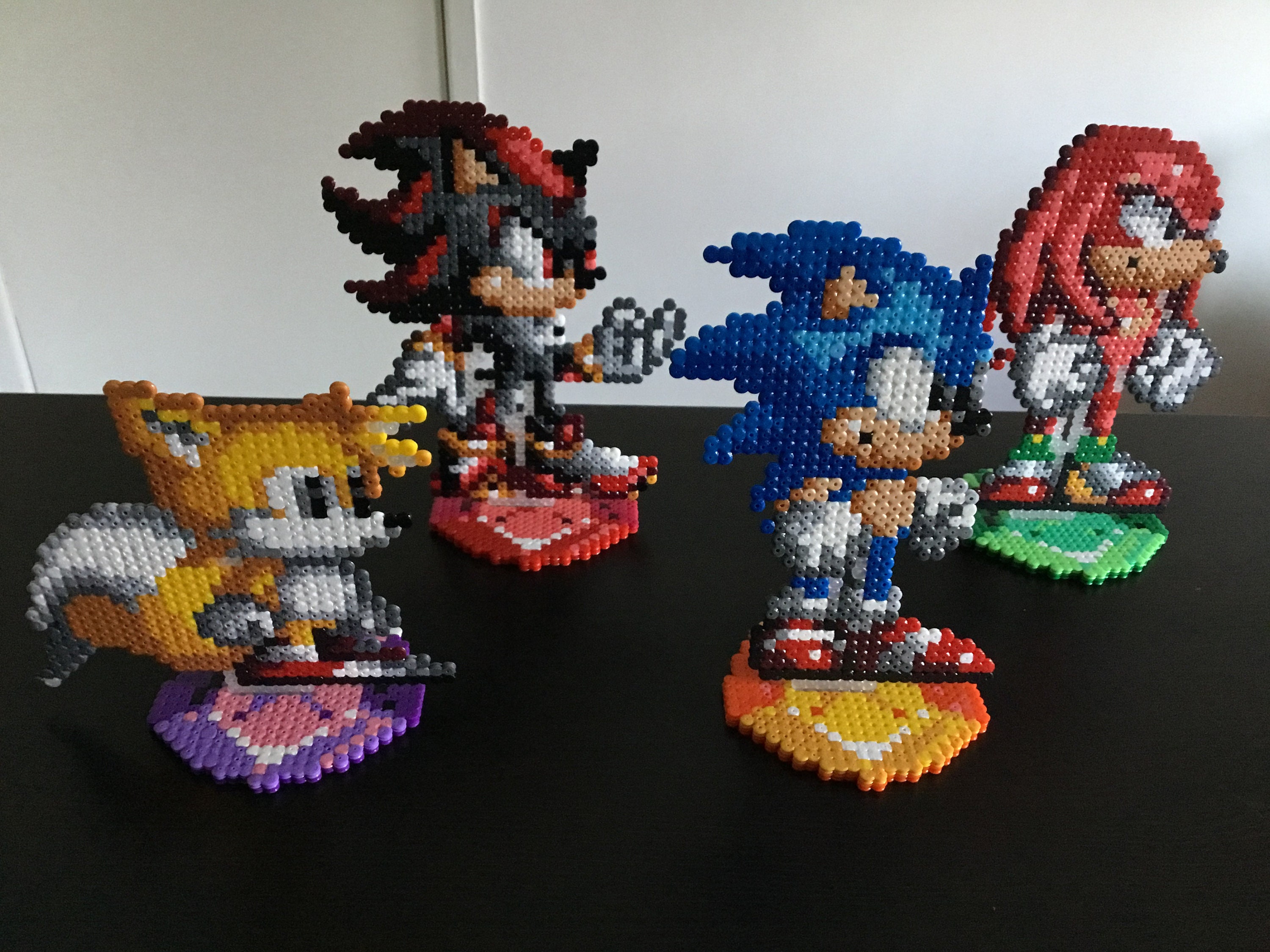 Vector the Crocodile Perler Sonic Perler Knuckles Chaotix 