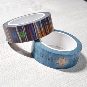 Star Seekers Inspired Washi Tape | Magic Island with Odd-Eyed Cat & Star Song | Kpop Boy Group | Stationary, Decorative