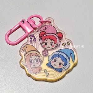 90&#39;s Magical Girl Mahou Shoujo Doremi Acrylic Keychain