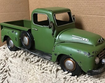 metal red truck etsy