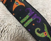 Halloween ribbon, fall ribbon, wreath ribbon,wreath supplies, craft ribbon, craft supplies, ribbon