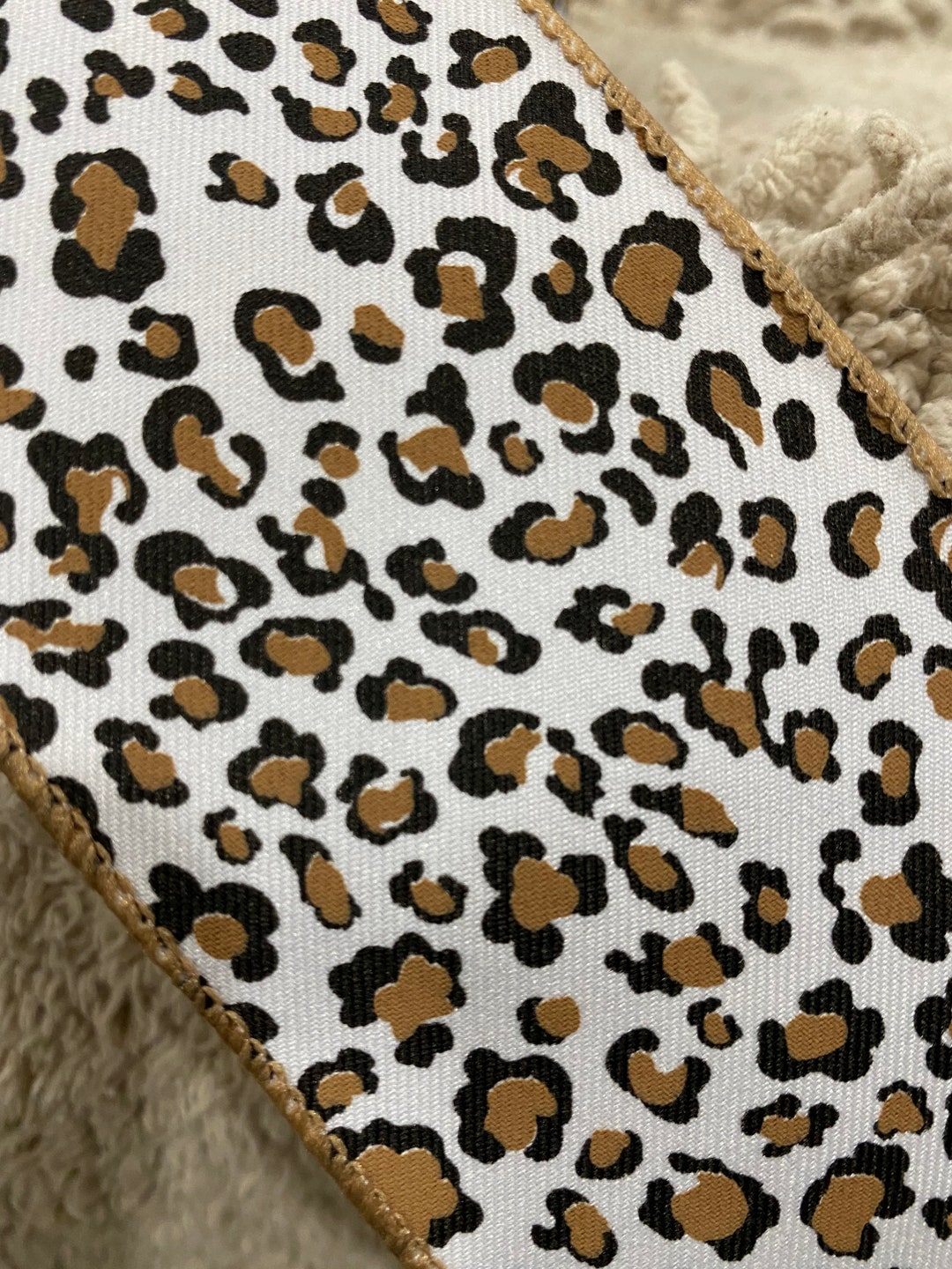 Cheetah Print Ribbon Animal Print Ribbon Cheetah Ribbon Wreath Supplies ...