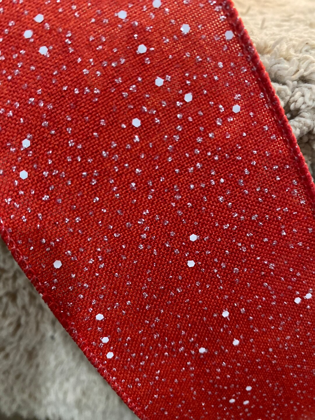 Christmas Ribbon Wreath Ribbon Wreath Supplies Ribbon Craft Etsy