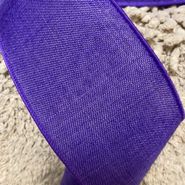 Denim ribbon purple ribbon canvas ribbon spring ribbon wreath supplies ribbon craft supplies craft ribbon summer ribbon lavender ribbon bulk
