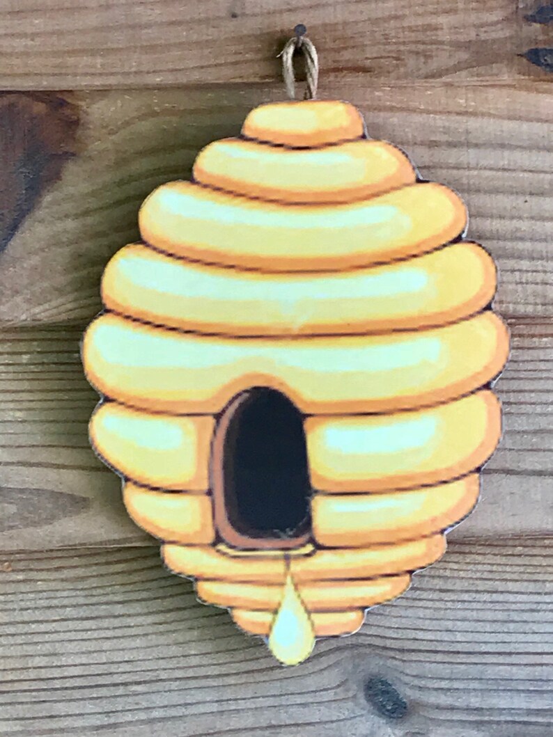 wreath sign wreath attachment wreath blank wreath supplies Beehive Sign bee sign wreath blank bee decor wreath center wreath center