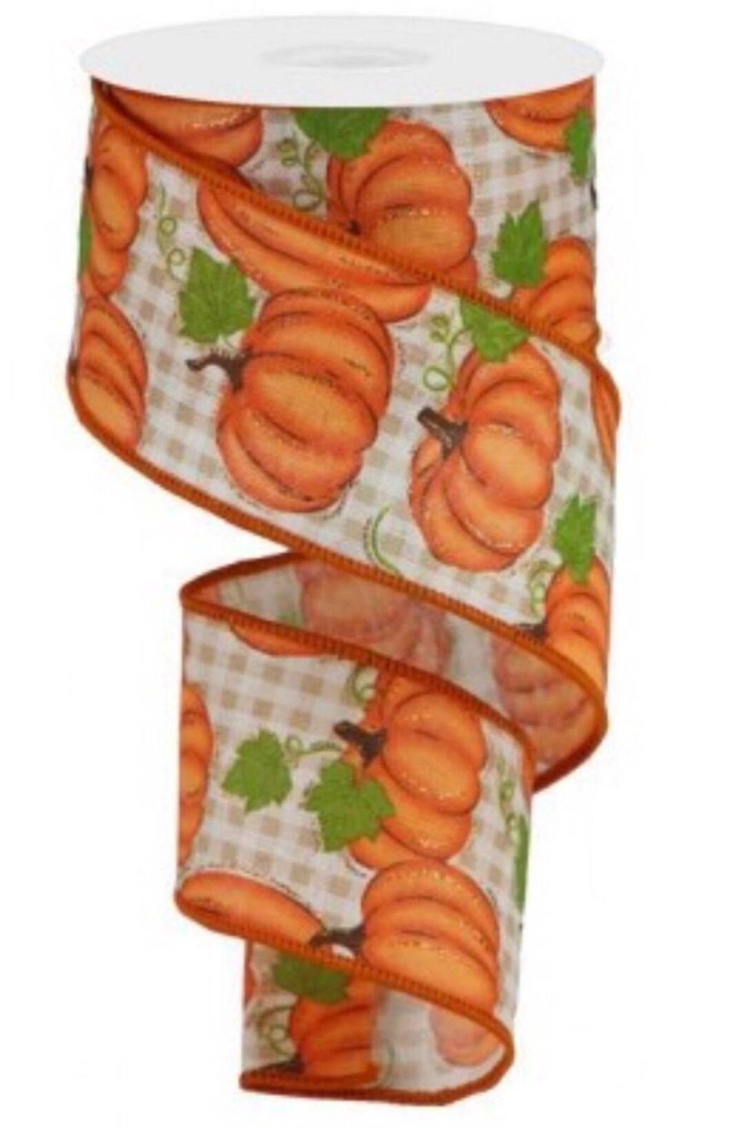 Fall Ribbon Pumpkin Ribbon Wreath Ribbon Wreath Supplies Craft Etsy