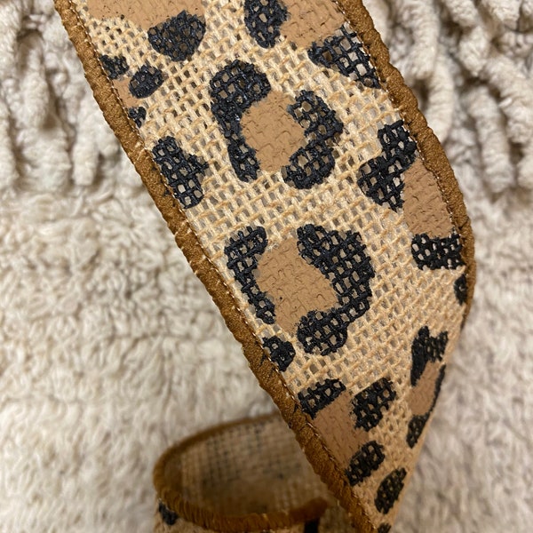 Cheetah Print Ribbon - Etsy