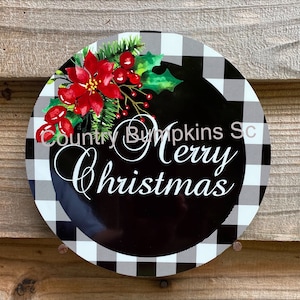 Merry Christmas sign farmhouse decor wreath sign wreath attachment wreath supplies craft supplies metal sign wreath