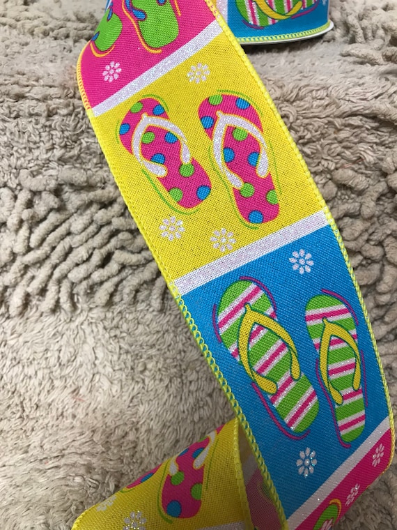 flip flop ribbon craft