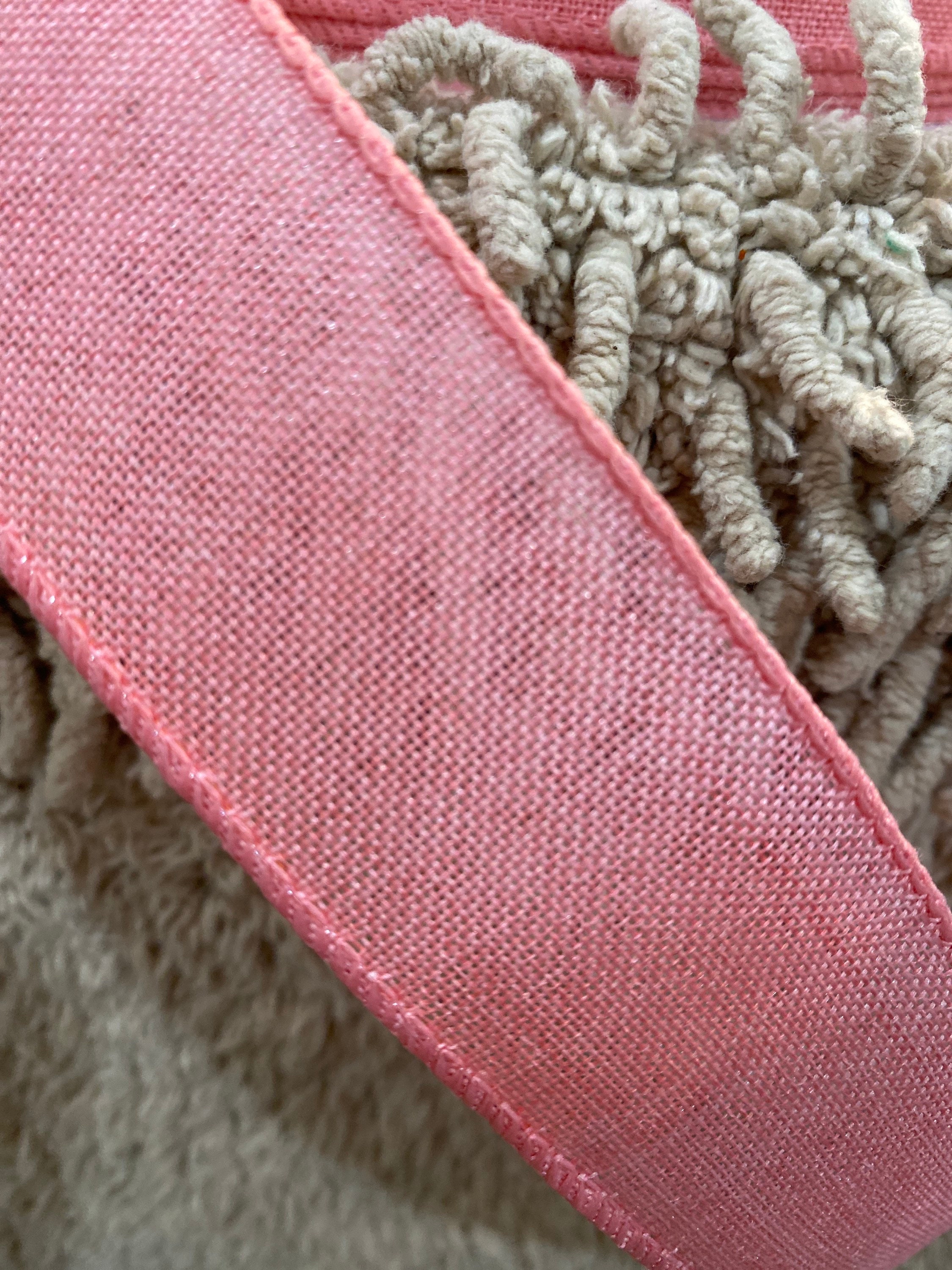 Denim Ribbon Fall Ribbon Canvas Ribbon Pink Ribbon Wreath Supplies ...