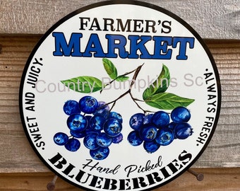 Farmers market sign farmhouse decor wreath sign wreath attachment wreath supplies craft supplies metal sign wreath center