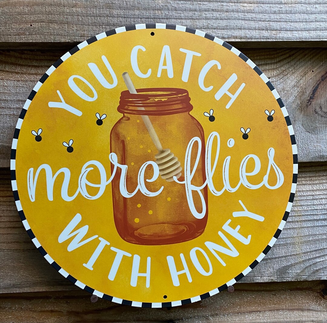 You Catch More Flies With Honey Wreath Decor Wreath Supplies Etsy
