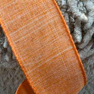 Denim ribbon fall ribbon canvas ribbon pumpkin ribbon wreath supplies ribbon craft supplies craft ribbon orange ribbon autumn ribbon bulk r
