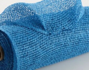 navy blue poly burlap