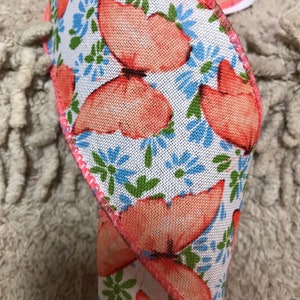 Spring ribbon butterfly ribbon summer ribbon wreath ribbon wreath supplies ribbon craft ribbon craft supplies wreath decor wreath attachment