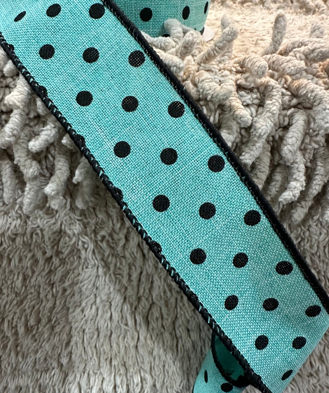 Polka Dot Ribbon Mintdot Ribbon Wreath Ribbon Wreath Supplies Craft