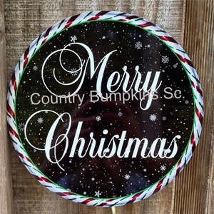 Merry Christmas sign farmhouse decor wreath sign wreath attachment wreath supplies craft supplies metal sign wreath