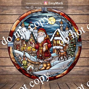 Gingerbread House with Santa sign farmhouse decor wreath sign wreath attachment wreath supplies craft supplies metal sign wreath