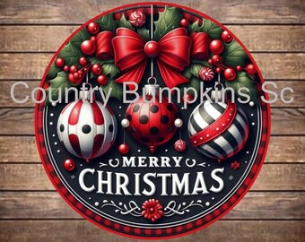 Merry Christmas sign farmhouse decor wreath sign wreath attachment wreath supplies craft supplies metal sign wreath