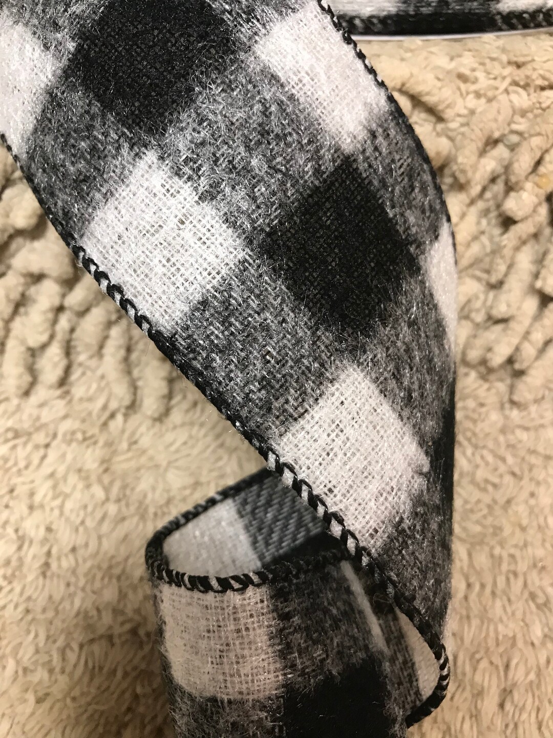 Buffalo Plaid Ribbon Christmas Ribbon Flannel Buffalo Plaid Ribbon ...