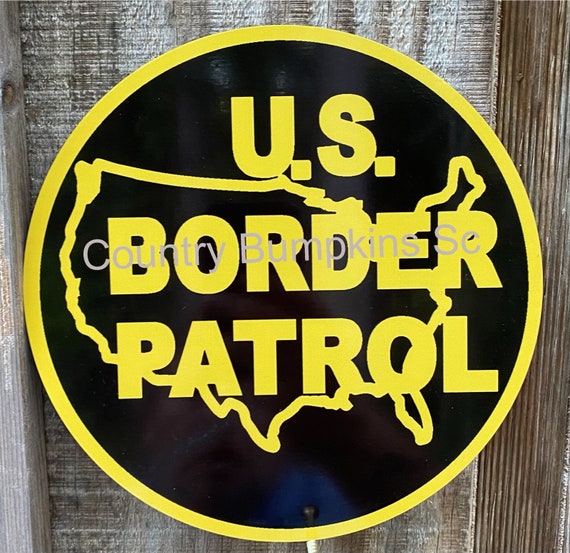 US Boarder Patrol Wreath Sign Wreath Attachment Wreath Supplies 
