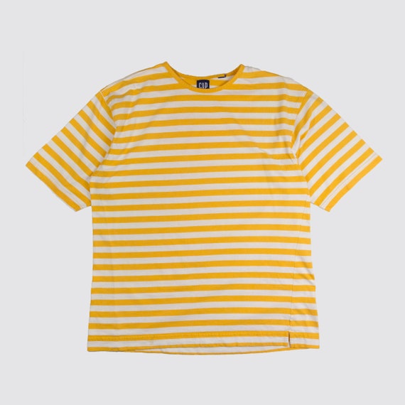 yellow striped shirt