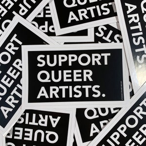 Support Queer Artists Sticker