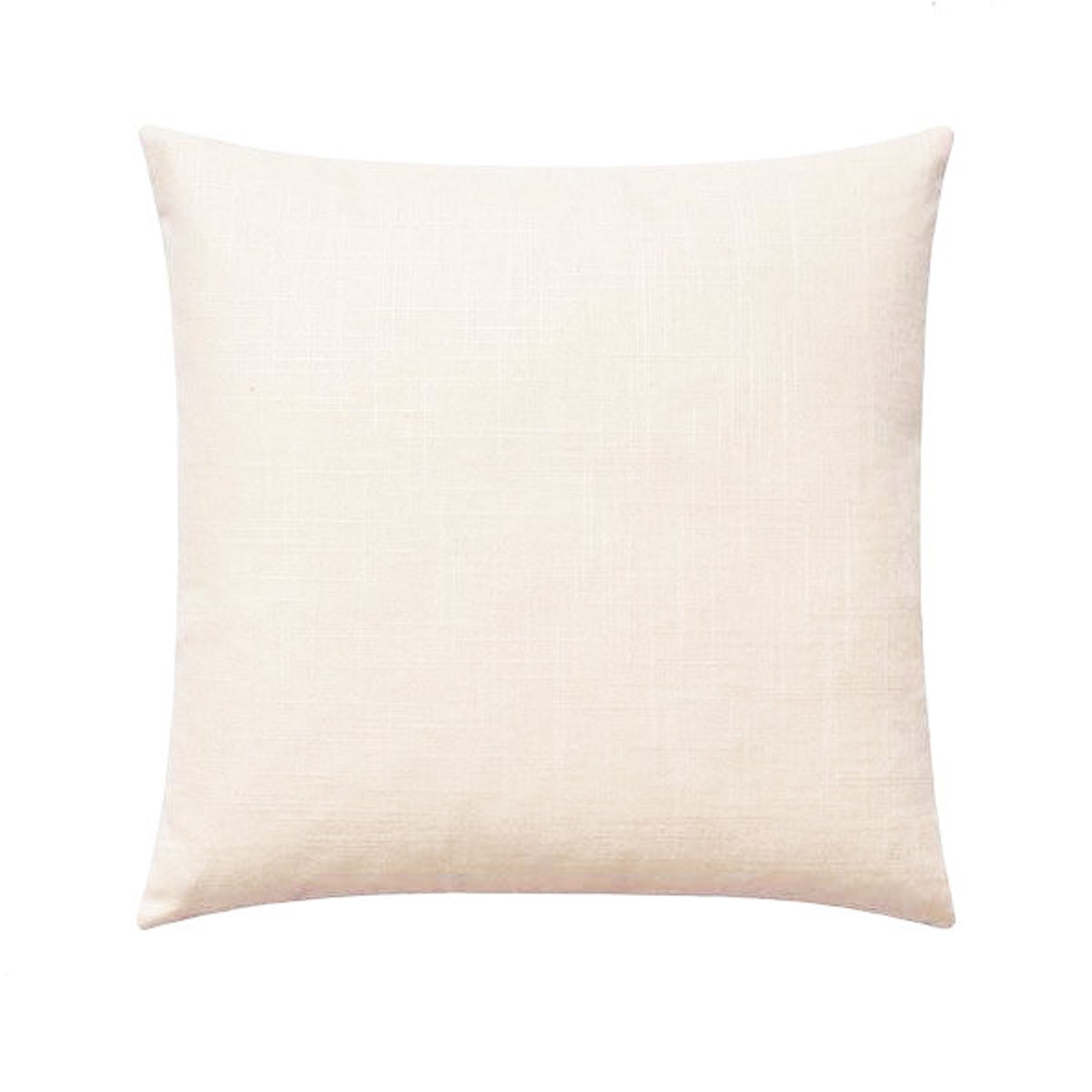 White Pillow Covers White Linen Pillow Cover Solid White Etsy