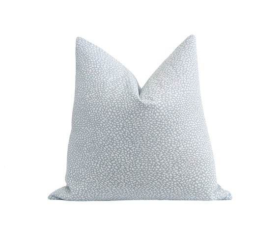 ice blue throw pillows