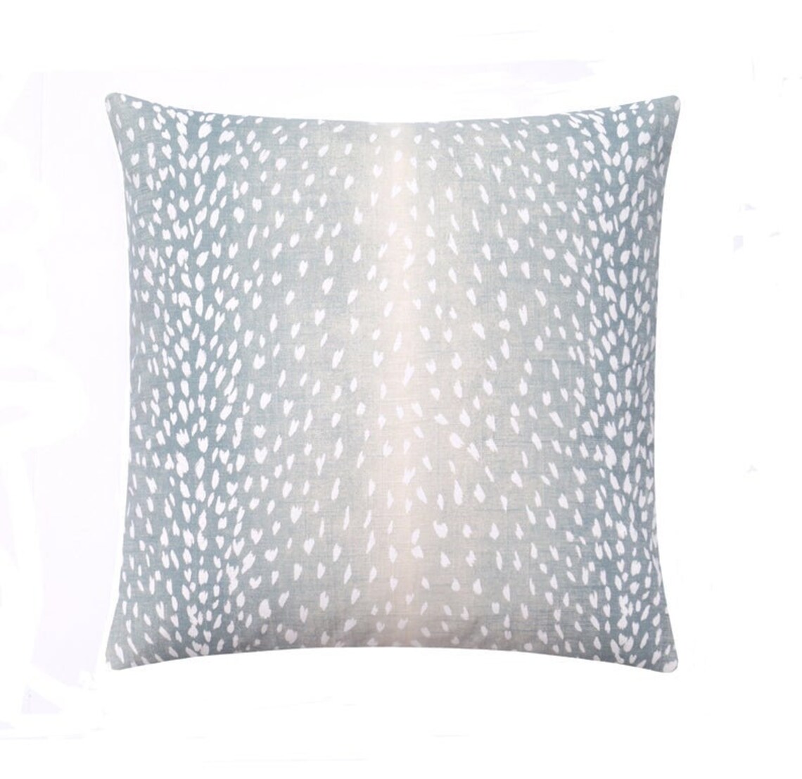 Fawn Print Pillow Cover Navy Animal Print Throw Pillow 24x24 Etsy