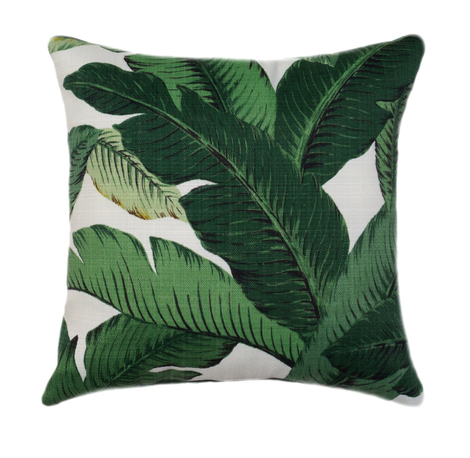 leaf green throw pillows