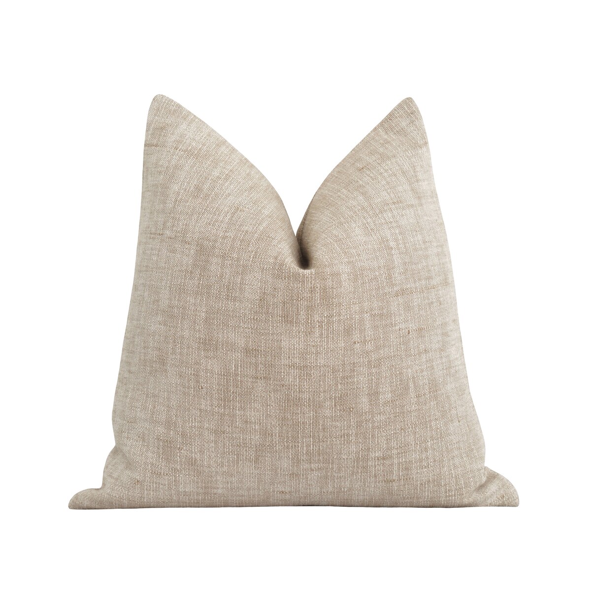 Solid Flax Pillow Cover- Size 22x22 (2 needed)