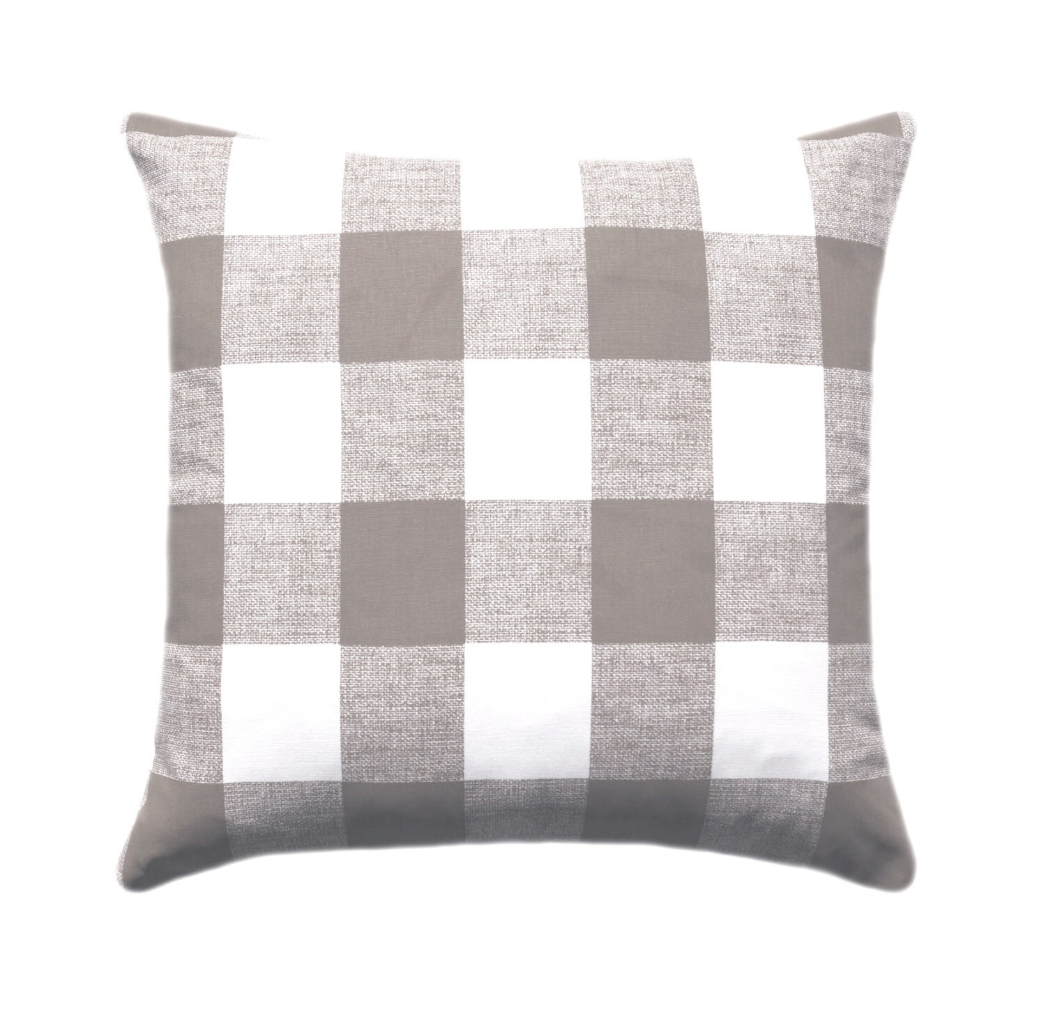 Buffalo Check Pillow Cover Premier Prints Anderson Ecru Etsy