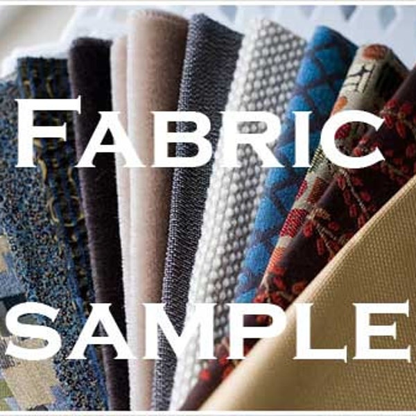 Fabric Swatch - Try before you buy! Include link of the fabric sample you wish to get in NOTE TO SELLER