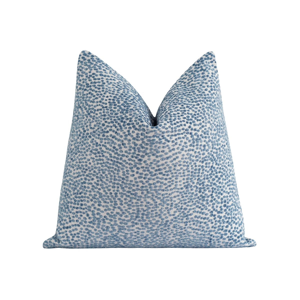 Textured Dotted Chenille Pillow Cover Lake Blue 20x20