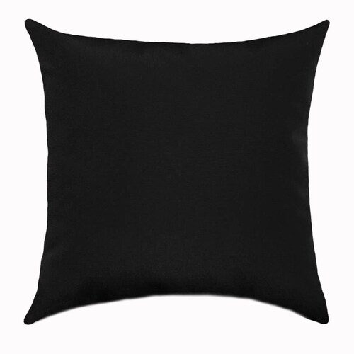 Solid Black Decorative Pillow Cover Black Pillow Cover Etsy